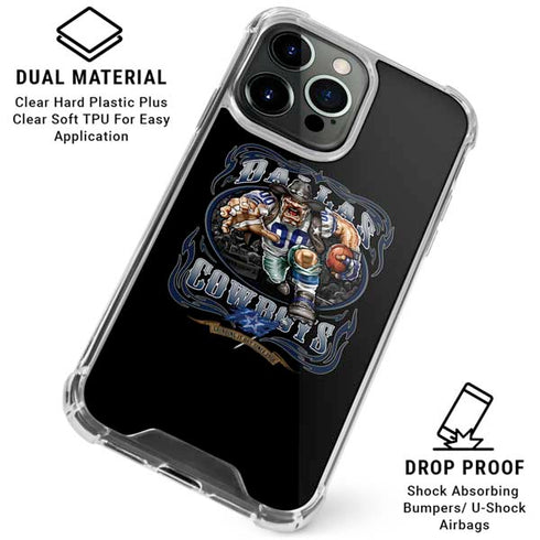 Liquid Blue NFL Dallas Cowboys Running Back iPhone 16 Pro Max Clear Case