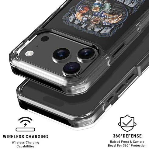 Liquid Blue NFL Dallas Cowboys Running Back iPhone 18 Pro Clear Case