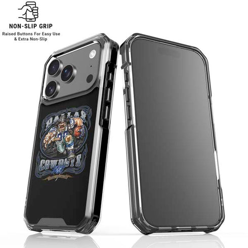Liquid Blue NFL Dallas Cowboys Running Back iPhone 18 Pro Clear Case