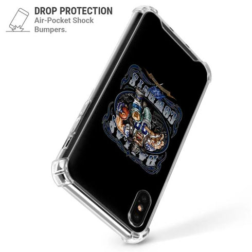 Liquid Blue NFL Dallas Cowboys Running Back iPhone X/XS Clear Case