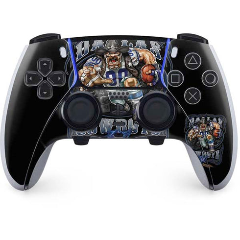 Liquid Blue NFL Dallas Cowboys Running Back PS5 DualSense Edge Pro Controller Skin