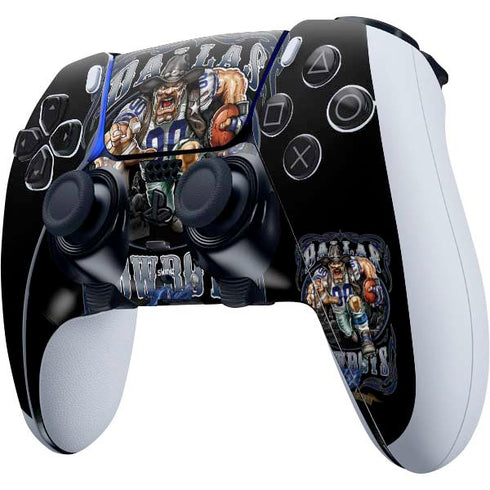 Liquid Blue NFL Dallas Cowboys Running Back PS5 DualSense Edge Pro Controller Skin