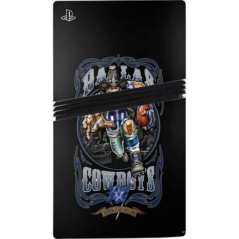 Liquid Blue NFL Dallas Cowboys Running Back PS5 Pro Bundle Skin