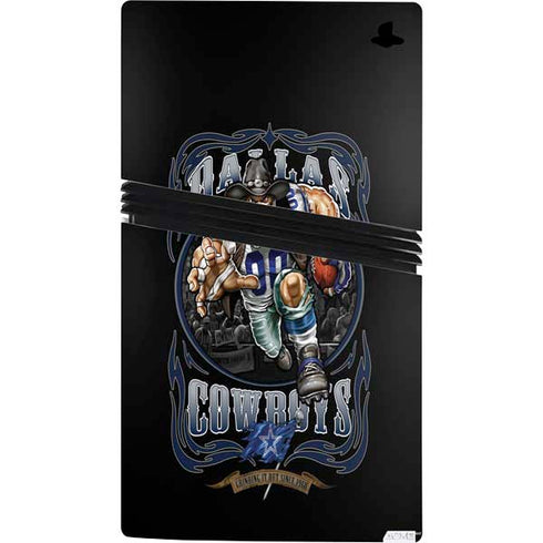 Liquid Blue NFL Dallas Cowboys Running Back PS5 Pro Bundle Skin