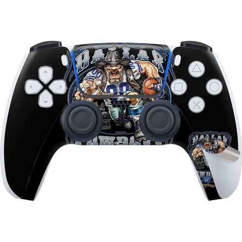 Liquid Blue NFL Dallas Cowboys Running Back PS5 Pro Disk Bundle Skin