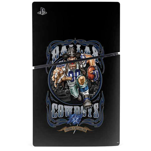 Liquid Blue NFL Dallas Cowboys Running Back PS5 Slim Digital Edition Console Skin