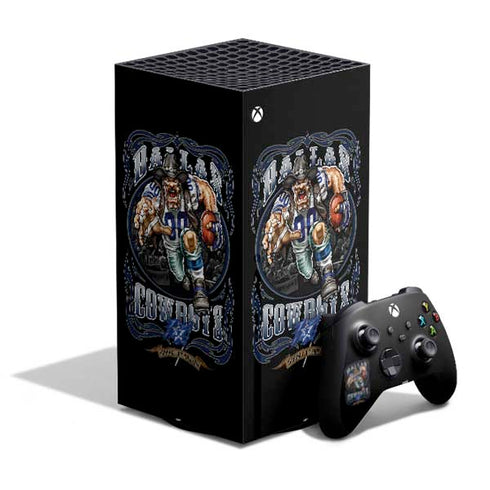 Liquid Blue NFL Dallas Cowboys Running Back XBox Series X Digital Edition Bundle Skin