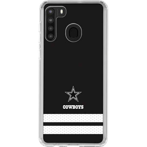 NFL Dallas Cowboys Shutout Galaxy A21 Clear Case