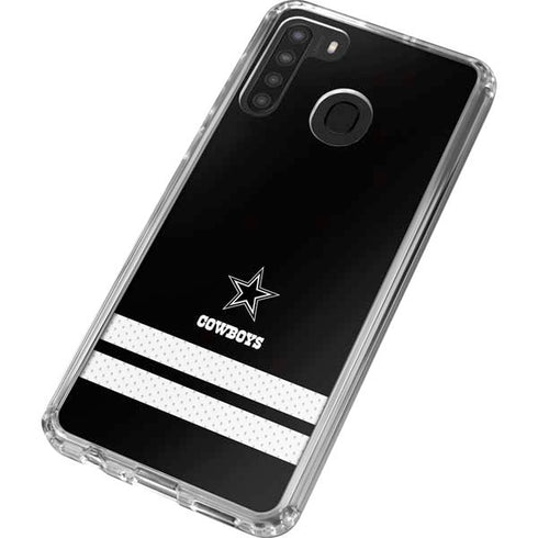NFL Dallas Cowboys Shutout Galaxy A21 Clear Case