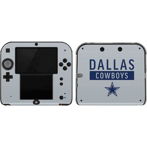 NFL Dallas Cowboys Silver Performance Series Nintendo Skins