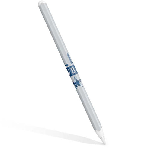 NFL Dallas Cowboys Silver Performance Series Apple Pencil (2nd Gen 2019) Skin