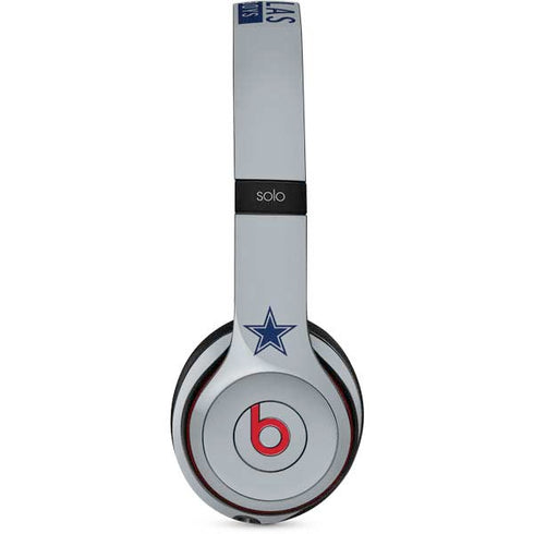 NFL Dallas Cowboys Silver Performance Series Beats Solo 3 Wireless Skin