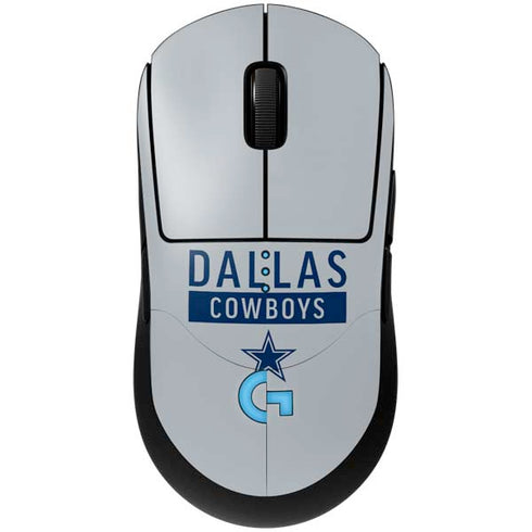 NFL Dallas Cowboys Silver Performance Series G Pro Wireless Gaming Mouse Skin