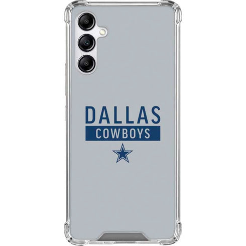 NFL Dallas Cowboys Silver Performance Series Gabb Phone 4 Clear Case