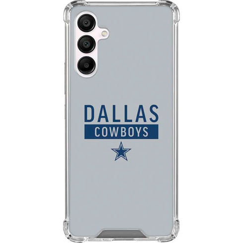 NFL Dallas Cowboys Silver Performance Series Galaxy A16 5G Clear Case