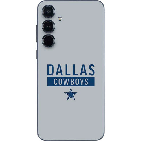 NFL Dallas Cowboys Silver Performance Series Galaxy A35 5G Skin