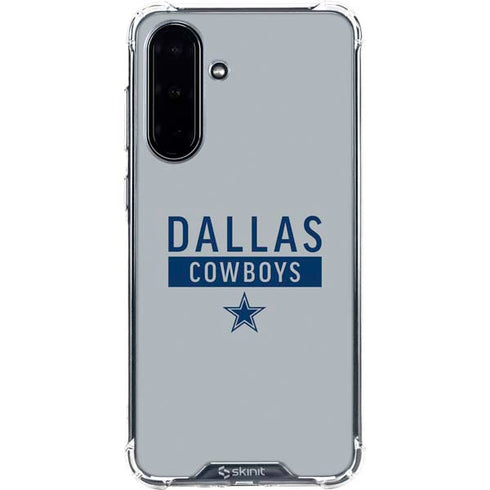 NFL Dallas Cowboys Silver Performance Series Galaxy A36 5G Clear Case