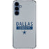 NFL Dallas Cowboys Silver Performance Series Galaxy A55 5G Clear Case