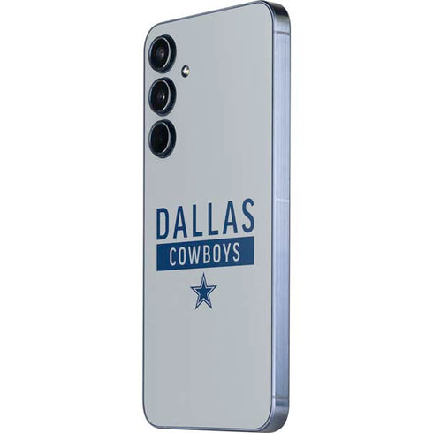 NFL Dallas Cowboys Silver Performance Series Galaxy A55 5G Skin