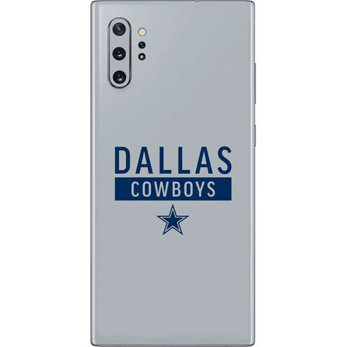 NFL Dallas Cowboys Silver Performance Series Galaxy Note 10 Plus Skin