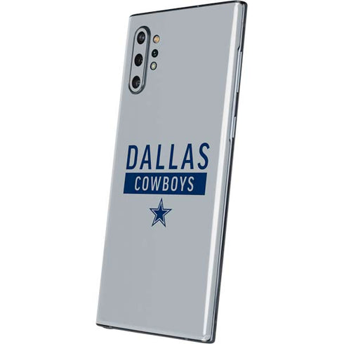 NFL Dallas Cowboys Silver Performance Series Galaxy Note 10 Plus Skin