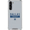 NFL Dallas Cowboys Silver Performance Series Galaxy S24 FE Clear Case