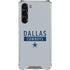NFL Dallas Cowboys Silver Performance Series Galaxy S24 FE Clear Case