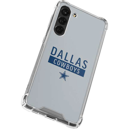 NFL Dallas Cowboys Silver Performance Series Galaxy S24 FE Clear Case
