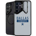 NFL Dallas Cowboys Silver Performance Series Galaxy S24 FE Kickstand Case