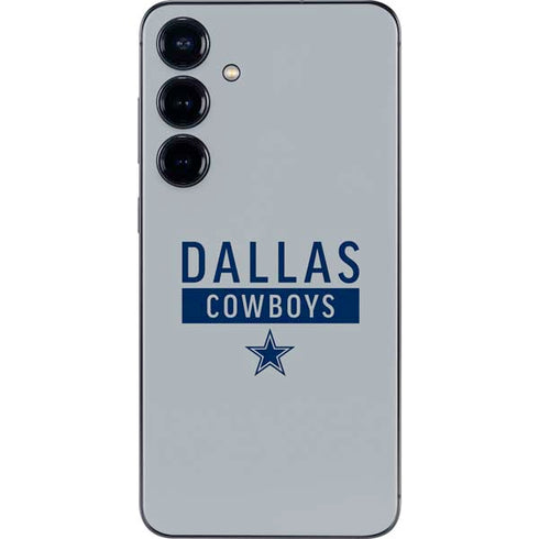 NFL Dallas Cowboys Silver Performance Series Galaxy S24 Plus Skin