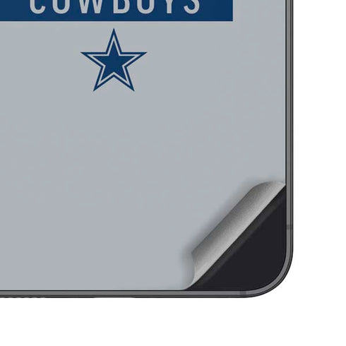 NFL Dallas Cowboys Silver Performance Series Galaxy S24 Plus Skin