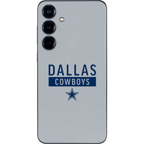 NFL Dallas Cowboys Silver Performance Series Galaxy S24 Skin