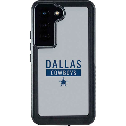 NFL Dallas Cowboys Silver Performance Series Galaxy S24 Waterproof Case