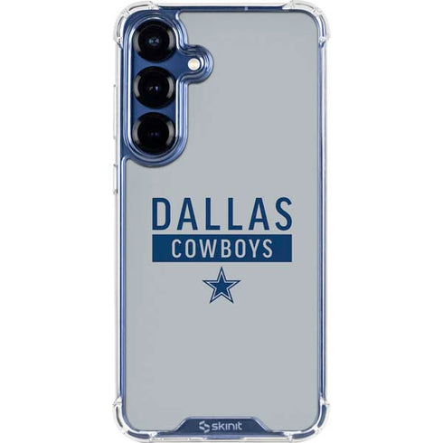 NFL Dallas Cowboys Silver Performance Series Galaxy S25 Clear Case