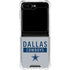 NFL Dallas Cowboys Silver Performance Series Galaxy Z Flip6 Clear Case