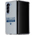 NFL Dallas Cowboys Silver Performance Series Galaxy Z Fold5 5G Clear Case