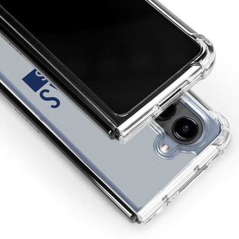 NFL Dallas Cowboys Silver Performance Series Galaxy Z Fold5 5G Clear Case