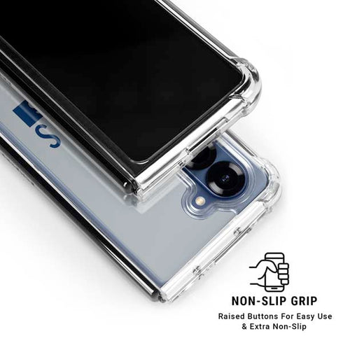 NFL Dallas Cowboys Silver Performance Series Galaxy Z Fold6 Clear Case
