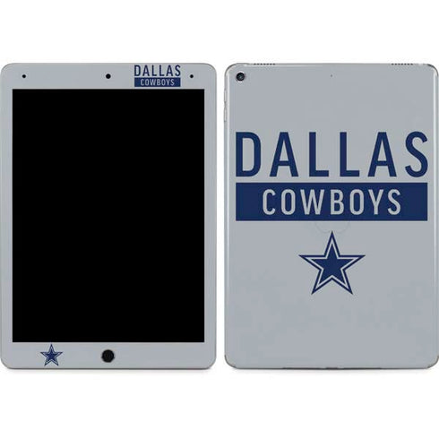 NFL Dallas Cowboys Silver Performance Series iPad Skins