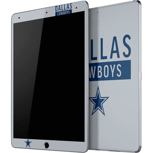 NFL Dallas Cowboys Silver Performance Series iPad Skins