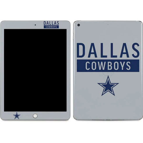 NFL Dallas Cowboys Silver Performance Series Apple iPad Skin
