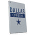 NFL Dallas Cowboys Silver Performance Series Apple iPad Skin
