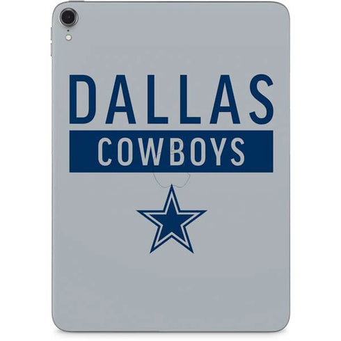 NFL Dallas Cowboys Silver Performance Series Apple iPad Pro Skin