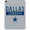 NFL Dallas Cowboys Silver Performance Series Apple iPad Pro Skin