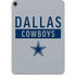 NFL Dallas Cowboys Silver Performance Series Apple iPad Pro Skin