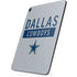 NFL Dallas Cowboys Silver Performance Series Apple iPad Pro Skin