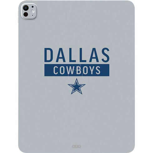 NFL Dallas Cowboys Silver Performance Series iPad Pro 13in M4 (2024) Skin