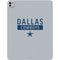 NFL Dallas Cowboys Silver Performance Series iPad Pro 13in M4 (2024) Skin