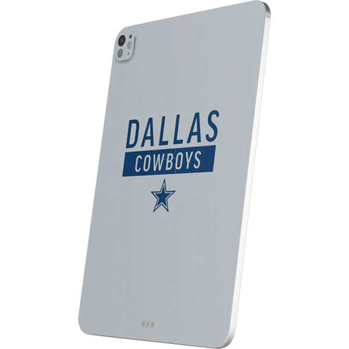 NFL Dallas Cowboys Silver Performance Series iPad Pro 13in M4 (2024) Skin