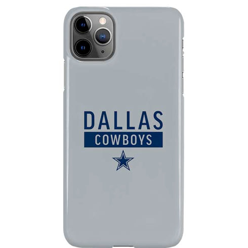 NFL Dallas Cowboys Silver Performance Series iPhone Cases